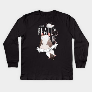 I Just Really Like Rats, OK? Kids Long Sleeve T-Shirt